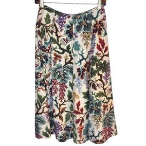 Floral A-Line Skirt